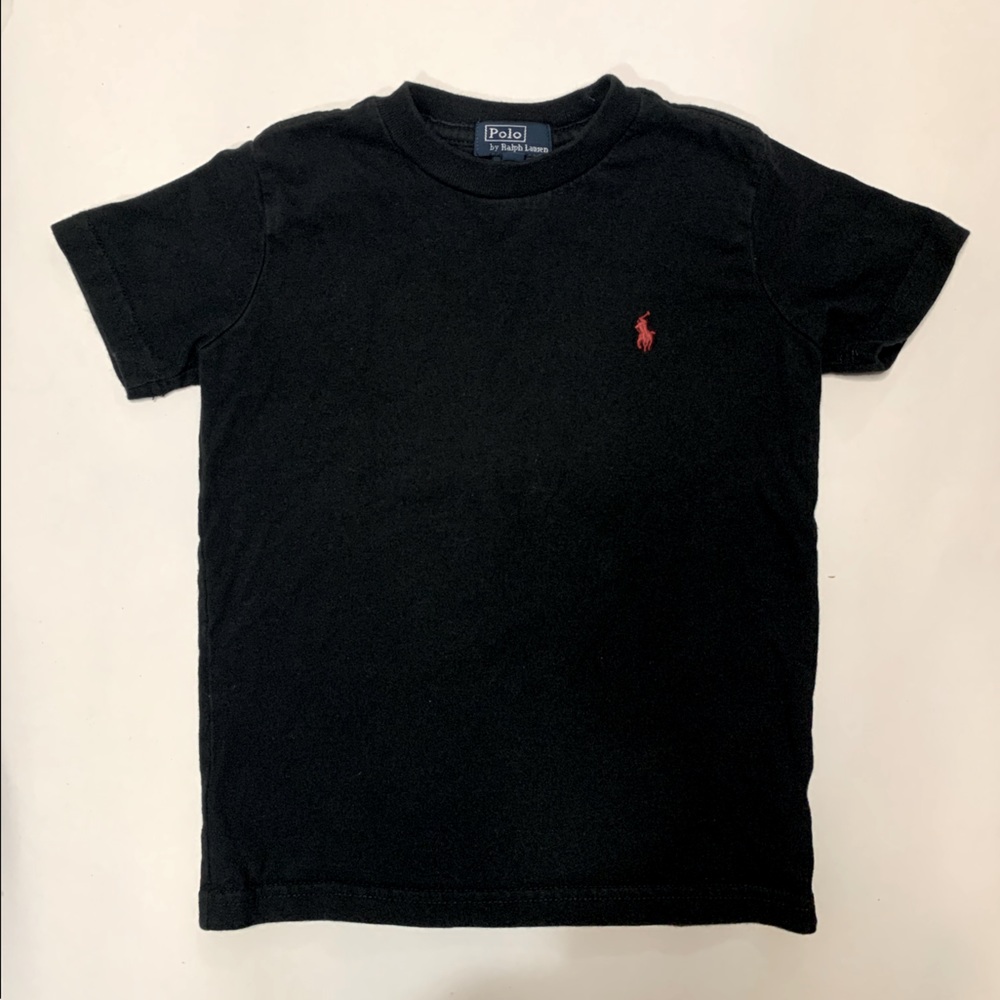 Black Polo by Ralph Lauren T-shirt. Size 4T